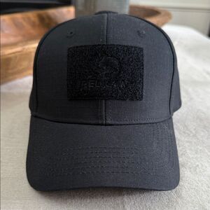 Pelican Tactical Black Hat Ripstop Velcro Patch Baseball Cap Adjustable